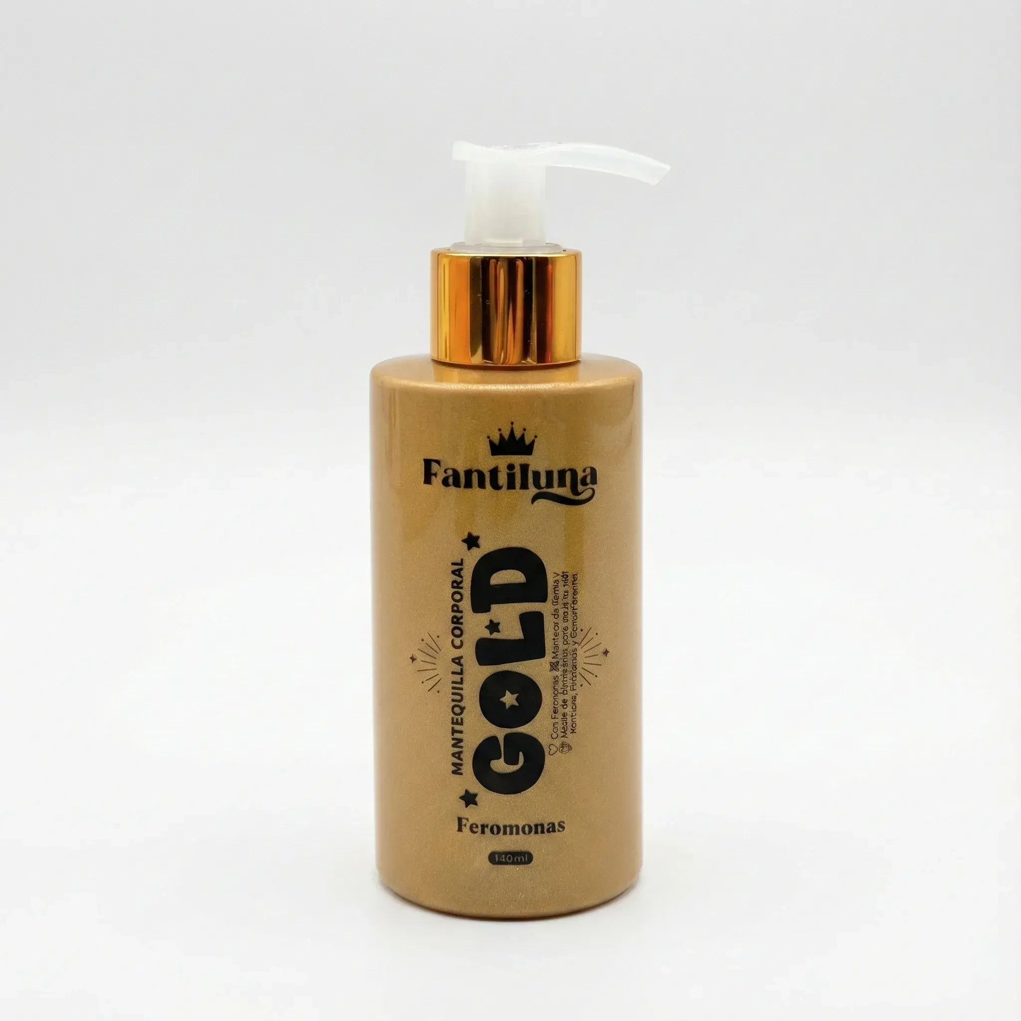 Mantequilla Gold | Crema Corporal Iluminadora con Destellos Fantiluna -140ml