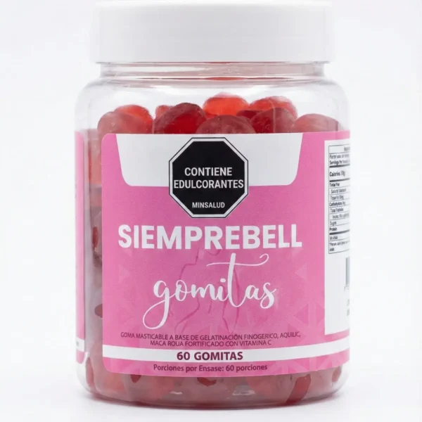 Siemprebell by Natural Health | Gummys de Escultura y Balance Femenino - 60 unidades
